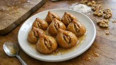 Damla Tatlısı tarifi: ceviz dolgulu, dışı kızarık şerbetli lezzet