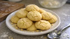Ağızda dağılan mısır unlu kurabiye tarifi: az malzemeyle, 15 dakikada