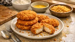 Dışı çıtır, içi sulu tavuk burger köftesi: evde kolayca hazırlayın