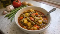 Tek tencerede patatesli taze börülce yemeği: dağılmayan patatesle tam kıvamında