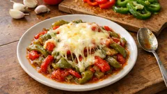 15 dakikada kaşar peynirli biber kavurması: kahvaltıya sıcacık lezzet