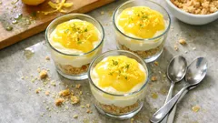 Bardakta Limonlu Magnolia: ipeksi muhallebi ve ferah limon sosuyla