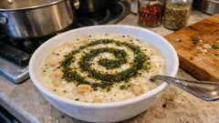 Soğuk günlere çok yakışan dövme buğday çorbası: yoğurt terbiyeli, nohutlu