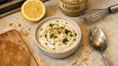 3–5 dakikada hazır: Yoğurt, tahin ve limonla falafel sosu tarifi