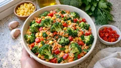 Havuçlu Brokoli Salatası: Sarımsaklı Yoğurt Sosuyla Pratik ve Ferah Tarif