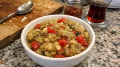 Közlenmiş Patlıcan Salatası Konservesi: Kış için kavanozda meze hazırlamanın pratik yolu