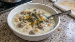 Kesilmeden kıvam alan Erzincan çorbası: köfteli, erişteli, yoğurt terbiyeli tarif