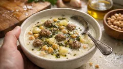 Paşazade çorbası tarifi: minik köfteli, nohutlu ve yoğurt terbiyeli nefis lezzet