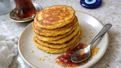 Tek Kapta Mısır Unlu Pankek: Pamuk gibi yumuşak, tok tutan kahvaltılık