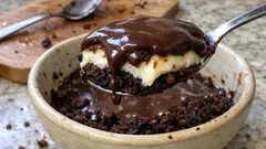 Spoonful tatlısı tarifi: kek kırıntısı, yumuşak krema ve akışkan çikolata katmanlarıyla