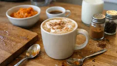 Evde Pumpkin Spice Latte: gerçek bal kabağı püresiyle sıcak ve kremamsı tarif
