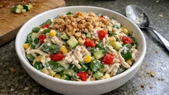 Yoğurtlu Tavuklu Semizotu Salatası: ferah, tok tutan ve 15 dakikada hazır