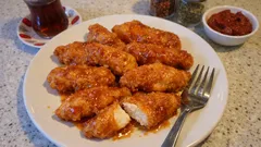 Dışı çıtır, içi yumuşak: soslu tavuk kızartması tarifi (tam kıvamında)