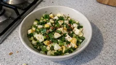 Diyarbakır usulü nergizleme salatası: haşlanmış yumurta ve yeşillikle 10 dakikada