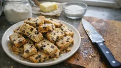 Dondurup dilimleyerek yapılan kesme kurabiye: ağızda dağılan çikolatalı-cevizli tarif