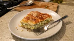 Tek kapta karışan kabaklı börek: didik yufkayla yumuşacık tepsi tarifi