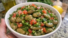 Limon ve zeytinyağıyla ferah iç bakla salatası: az malzemeyle çok lezzet