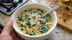 Ispanaklı Havuçlu Kış Çorbası: Tereyağlı un kavurmasıyla tam kıvamında