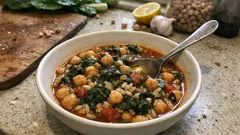 Tek tencerede nohutlu pazı yemeği: pirinçle kıvamı tam, hafif ve doyurucu