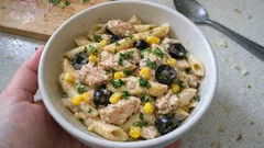 Kremalı ton balıklı makarna: sarımsaklı sosla 20 dakikada doyurucu akşam yemeği