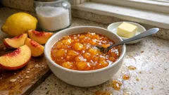 2 şeftaliyle ev yapımı şeftali reçeli: kıvamı kolay tutan pratik tarif