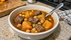 Düdüklüde kabaklama: et, bal kabağı ve nohutla tek tencerede kış yemeği