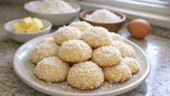 Pastane usulü hindistan cevizli kurabiye: kıyır kıyır dokusu için 170°C püf noktası