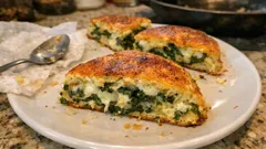 Yufkasız ıspanaklı börek: tavada, kısa sürede pamuk gibi sonuç