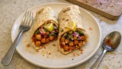 Tavada salçalı nohut dürüm: 20 dakikada doyurucu ev usulü lezzet