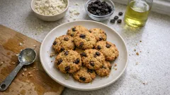 Tek kasede glutensiz vegan bademli kurabiye: dışı kıtır, içi yumuşacık