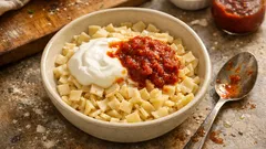 Mantılık erişte tarifi: kare kesimle sosu iyi tutan ev yapımı erişte