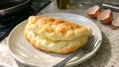 Pofuduk Bulut Omlet Tarifi: 10 dakikada sönmeden kabaran kahvaltılık