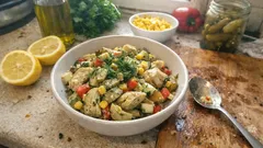 Zeytinyağlı enginar salatası: yeşillik ve limonla ferah, pratik bir meze