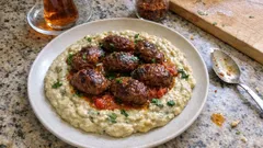 Köfteli Hünkar Beğendi: pürüzsüz beğendi ve sulu köfteyle restoran şıklığı