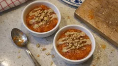 Pişirmeden cennet hurması tatlısı: tahinle 5 dakikada, rafine şekersiz