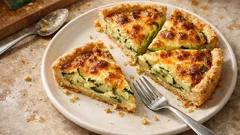 Kabaklı kiş tarifi: kıyır hamurla dağılmayan, dilim dilim nefis tuzlu tart