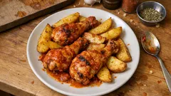 Fırınsız, tek tavada tavuk baget: yoğurtlu-salçalı sosla sulu sulu pişiyor