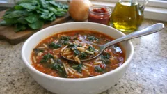 Tek tencerede Ispanaklı Şehriye Çorbası: hafif ama doyurucu bir başlangıç