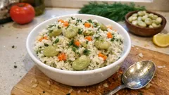 Tane tane iç baklalı pilav: dereotuyla ferah, lapa olmadan tam kıvamında