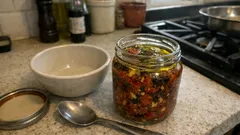 Fırında közlenmiş domatesle kahvaltılık konserve: kış boyu kurtarıcı tarif