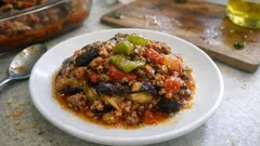 Fırında patlıcan musakka: kıymalı harcıyla tam kıvamında, 15 dakikada fırında