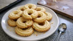 Vaniljekranse tarifi: Danimarka usulü tereyağlı kurabiye, dışı kıtır içi tam kıvam