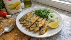 Mısır unlu tavada istavrit: dışı çıtır, içi yumuşak klasik tarif