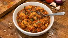 Karnabaharı sevdiren tarif: Domates soslu, baharatlı Gobi Masala