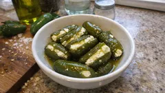 Peynirli Jalapeño Turşusu: az malzemeyle hazırlanan pratik meze tarifi