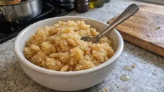 Çam fıstıklı irmik helvası: sütlü şerbetle tam kıvamında, tane tane tarif