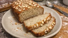 Yoğurtlu mayasız yulaf ekmeği: yoğurma yok, 35 dakikada fırından çıkıyor