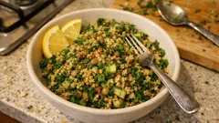 Yeşil Mercimekli Kısır Tarifi: Salçalı sıcak sosla daha doyurucu, her seferinde tam kıvam