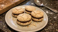 Pastane usulü acıbadem kurabiyesi: ince kabuk, içi yumuşacık kıvamıyla