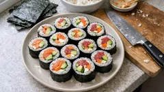 Evde suşi (maki) yapımı: dağılmayan rulo için adım adım tarif
